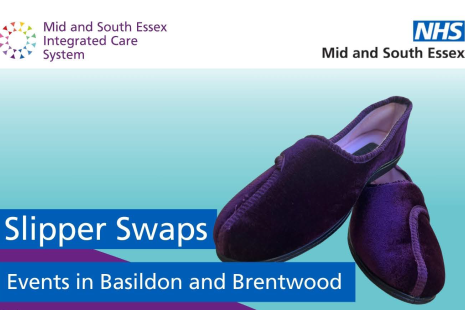 slipper swap events in Basildon and Brentwood